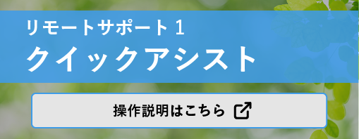 リモートサポート1 クイックアシスト